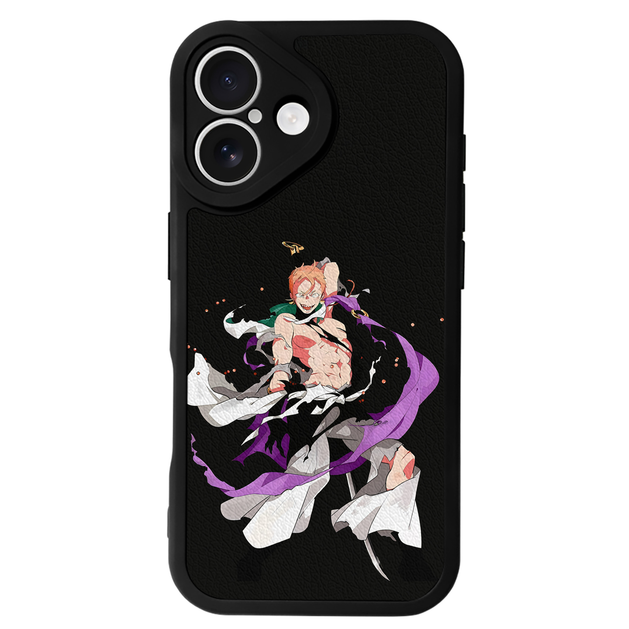 （画像用） 刀剣乱舞 Touken Ranbu 【iPhone 16シリーズ対応】シリコンスマホケース（レザー調） 材質：シリコン